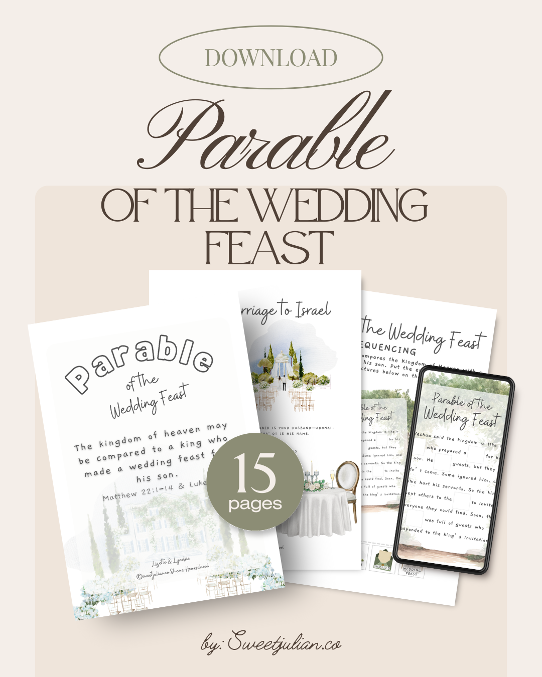 Parable of The Wedding Feast 👰🏻‍♀️🤵🏻‍♂️