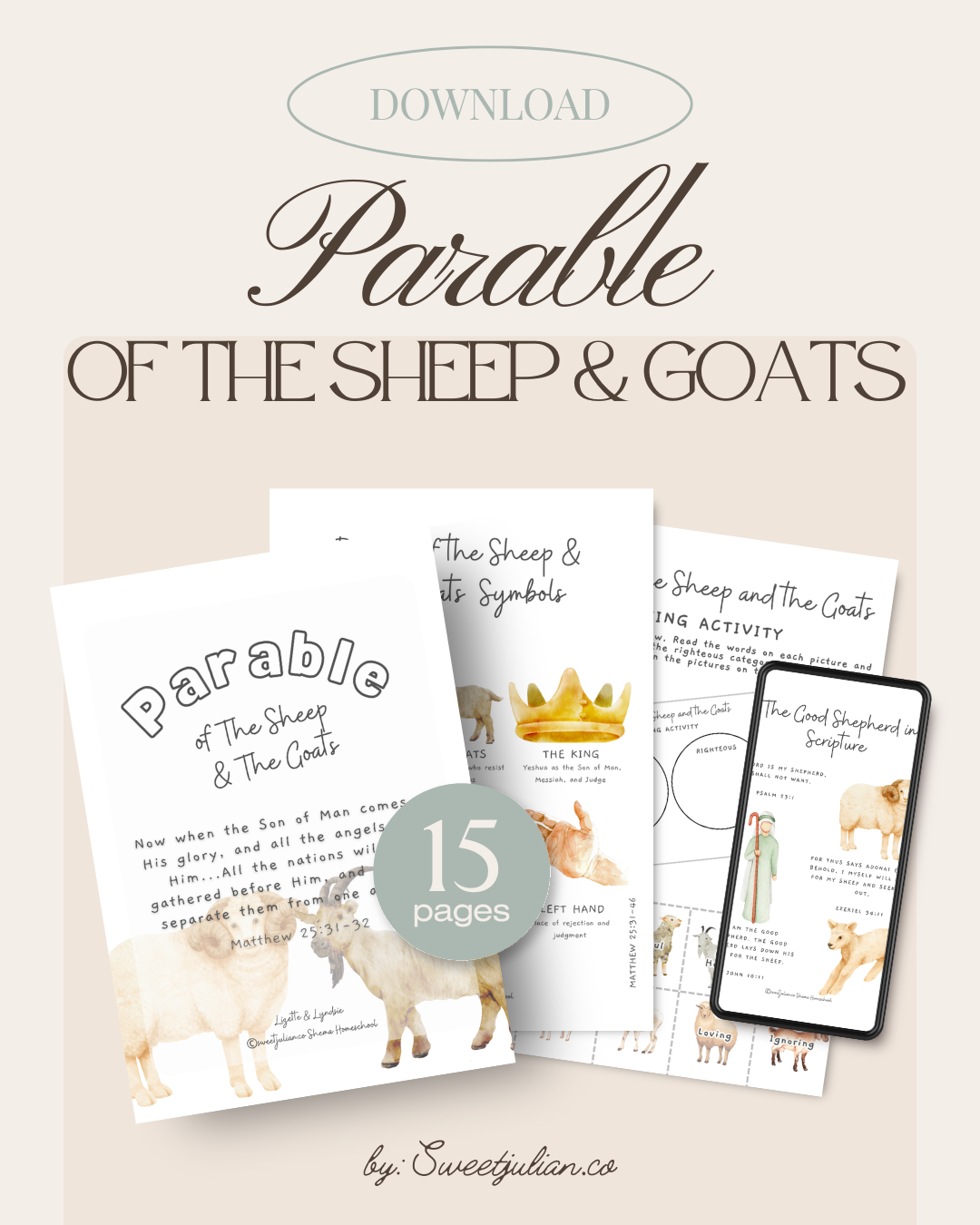 Parable of the Sheep & Goats 🐐🐏