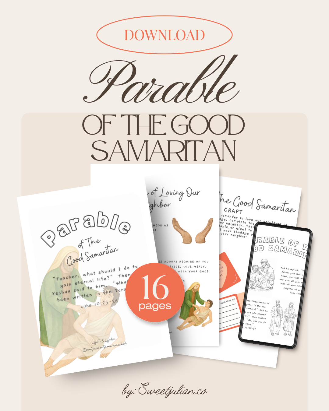 Parable of the Good Samaritan 🩷🤲🏼