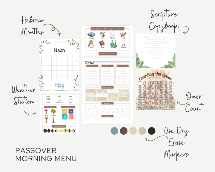 Passover Morning Menu! 🐑🌷