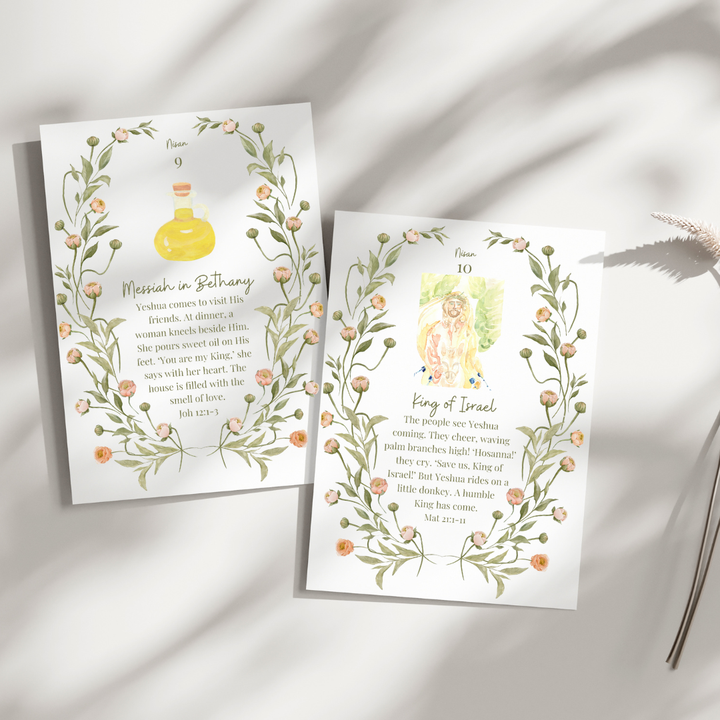 Passover Story Cards & Activity Calendar! 💐