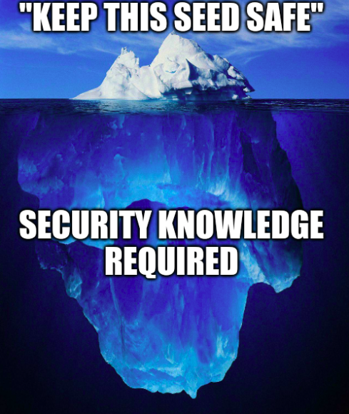 Iceberg-showing-difficulty-of-seed-backup