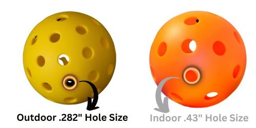 Hole Size of Ball Type