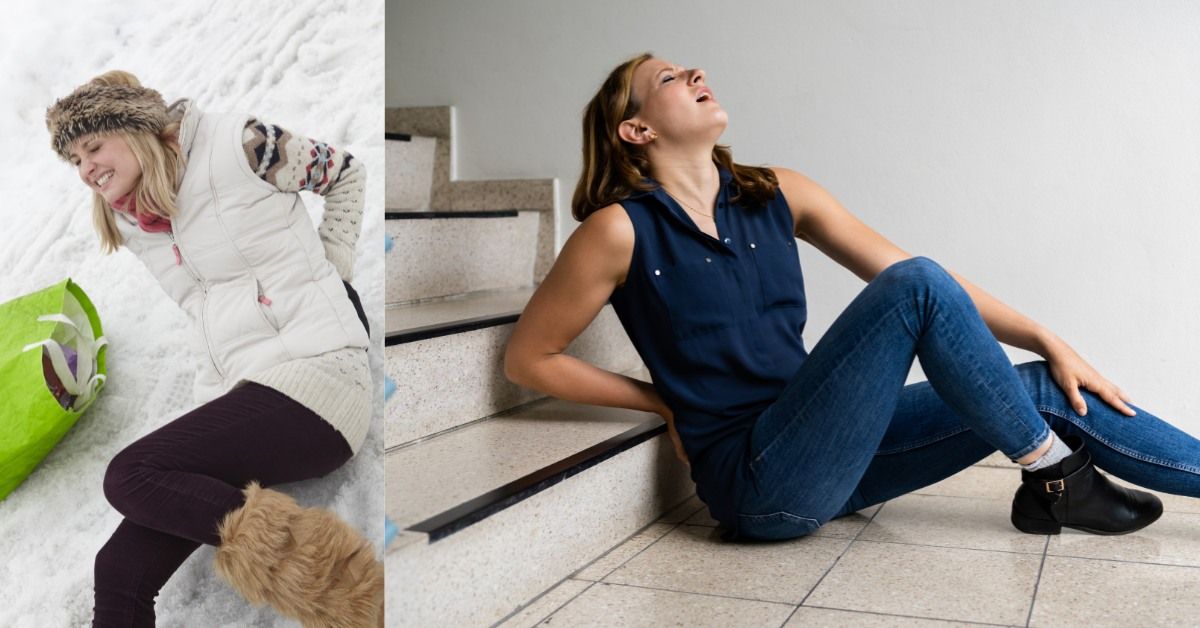A few common causes of coccydynia include