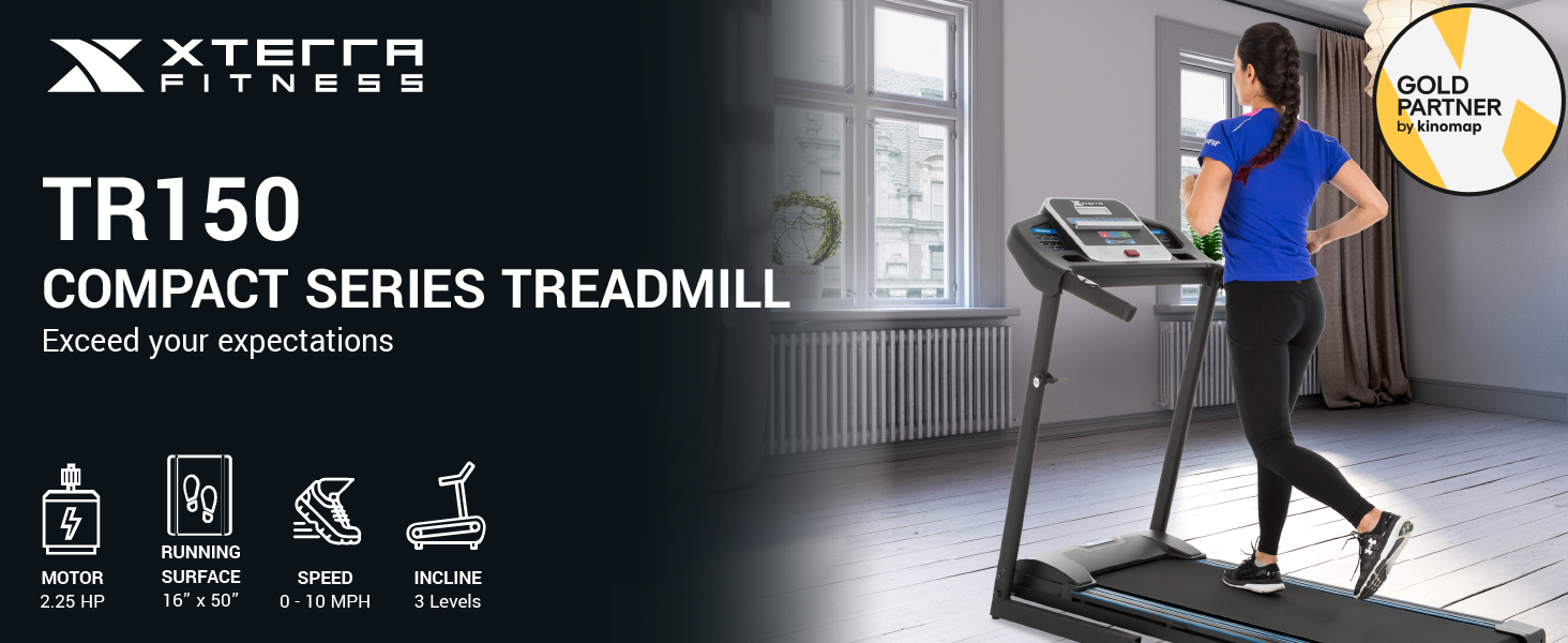 XTERRA Fitness TR150 Folding Treadmill