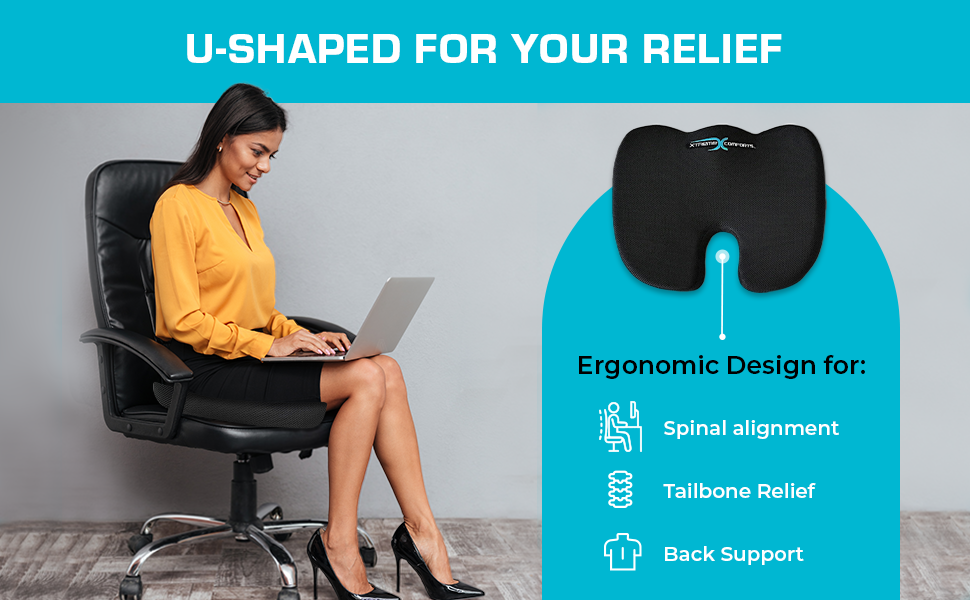 Xtreme Comforts Coccyx Cushion