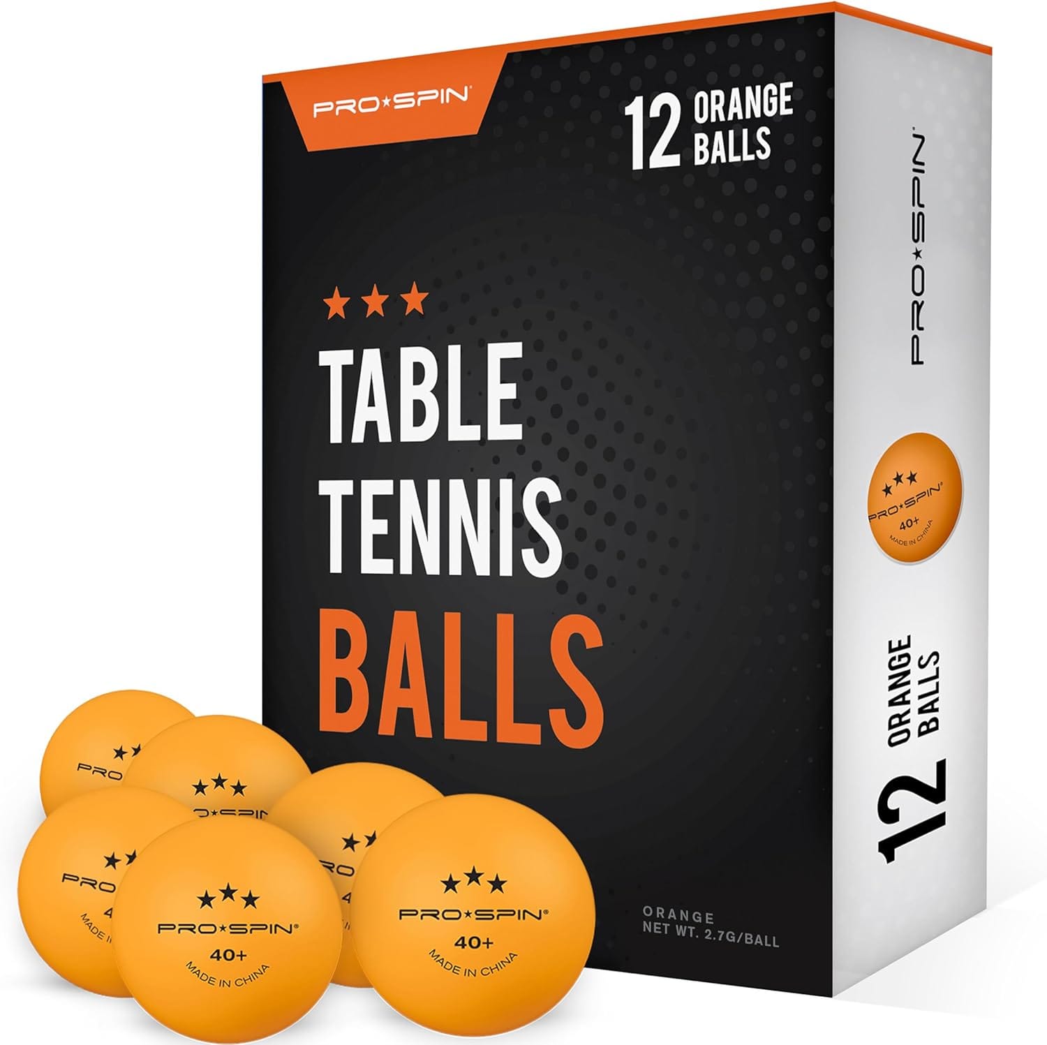PRO SPIN Ping Pong Balls