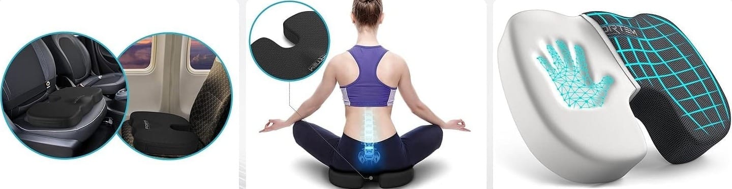 FORTEM Chair Cushion, Seat Cushion for Office Chair