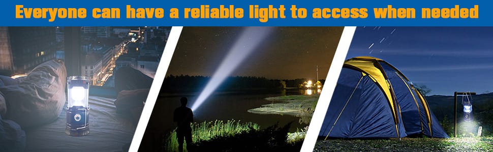 XTAUTO&nbsp;Collapsible Portable LED Camping Lantern 