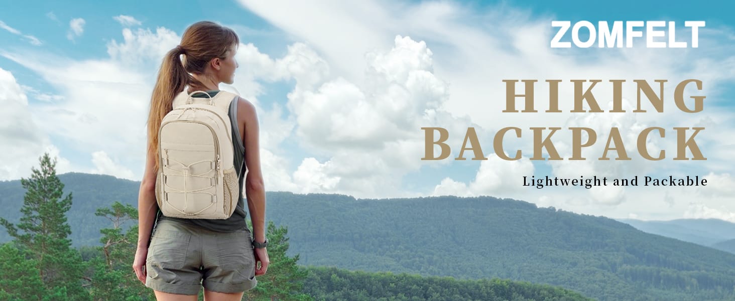 ZOMFELT Hiking Backpack for Women Men