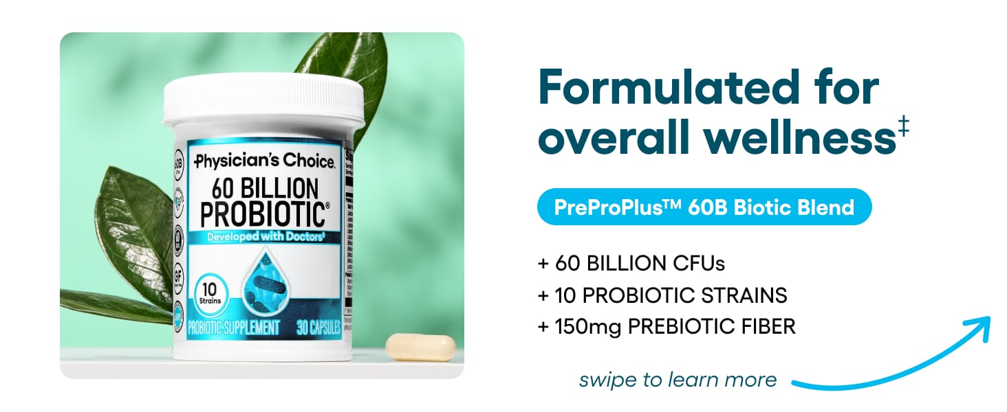 Physician's Choice Probiotics 60 Billion CFU