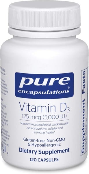 Pure Encapsulations Vitamin D3 5,000 IU