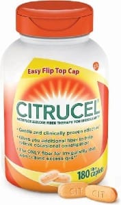 Citrucel Methylcellulose Fiber Therapy Caplets
