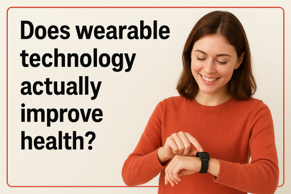 Q: Does wearable technology actually improve health?