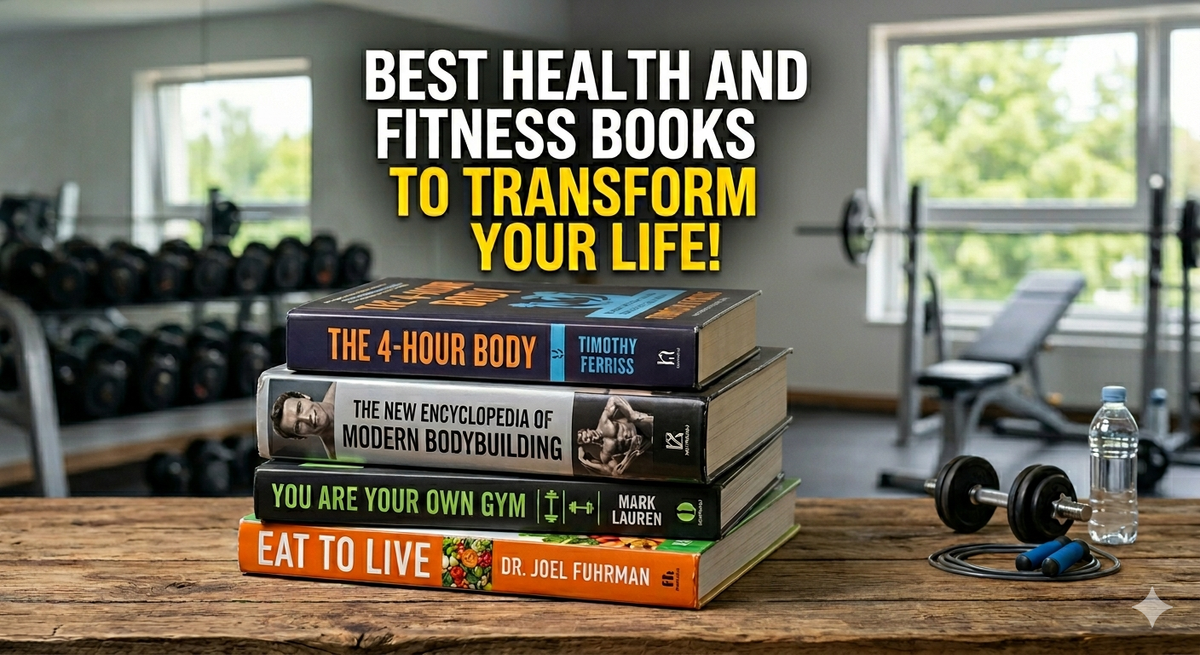 Best Health and Fitness Books  To Transform Your Life!