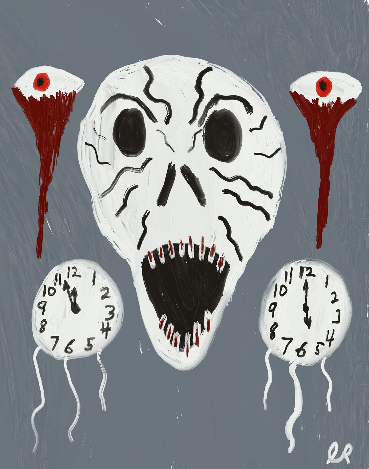 The Screaming Clock of Mortality
