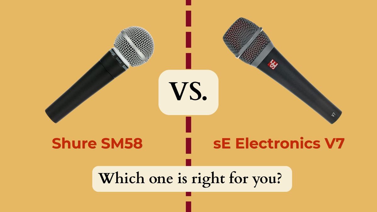 Shure SM58 vs sE V7 for Solo Live Gigging | Sound Clarity
