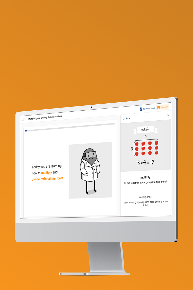 Learning English with Math studies