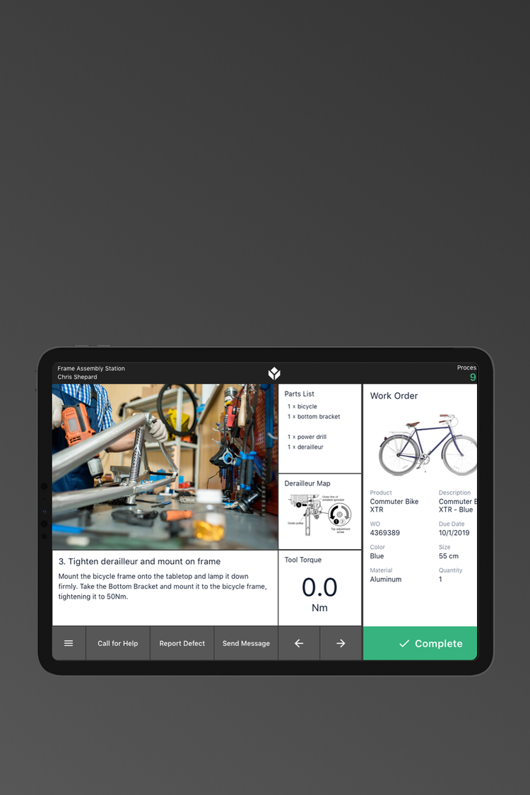 Terminal app for frontline operations