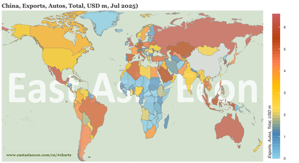 China – mapping the rise of an auto exporter