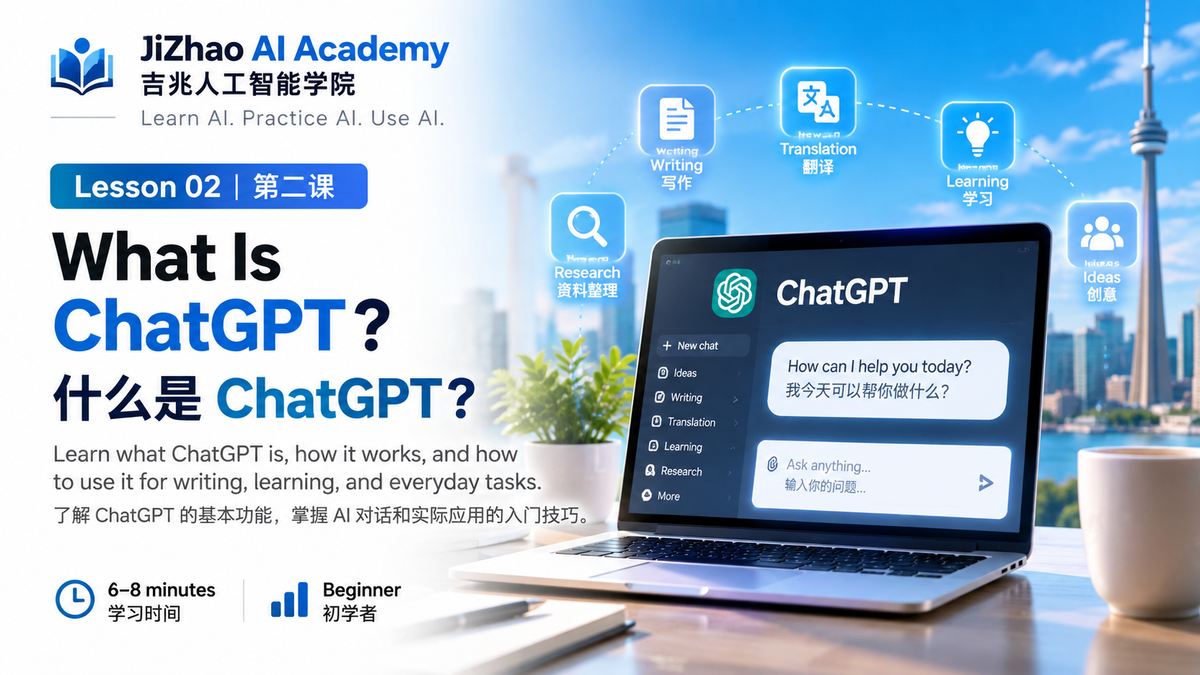 Lesson 02 — What Is ChatGPT? | 什么是 ChatGPT？