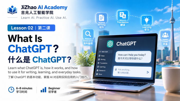 Lesson 02 — What Is ChatGPT? | 什么是 ChatGPT？