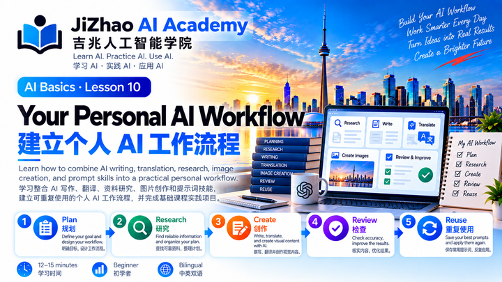 Lesson 10 — Your Personal AI Workflow | 建立个人 AI 工作流程