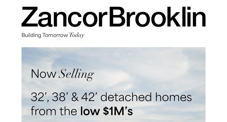 ZancorBrooklin 惠特比独立屋 $1.1m