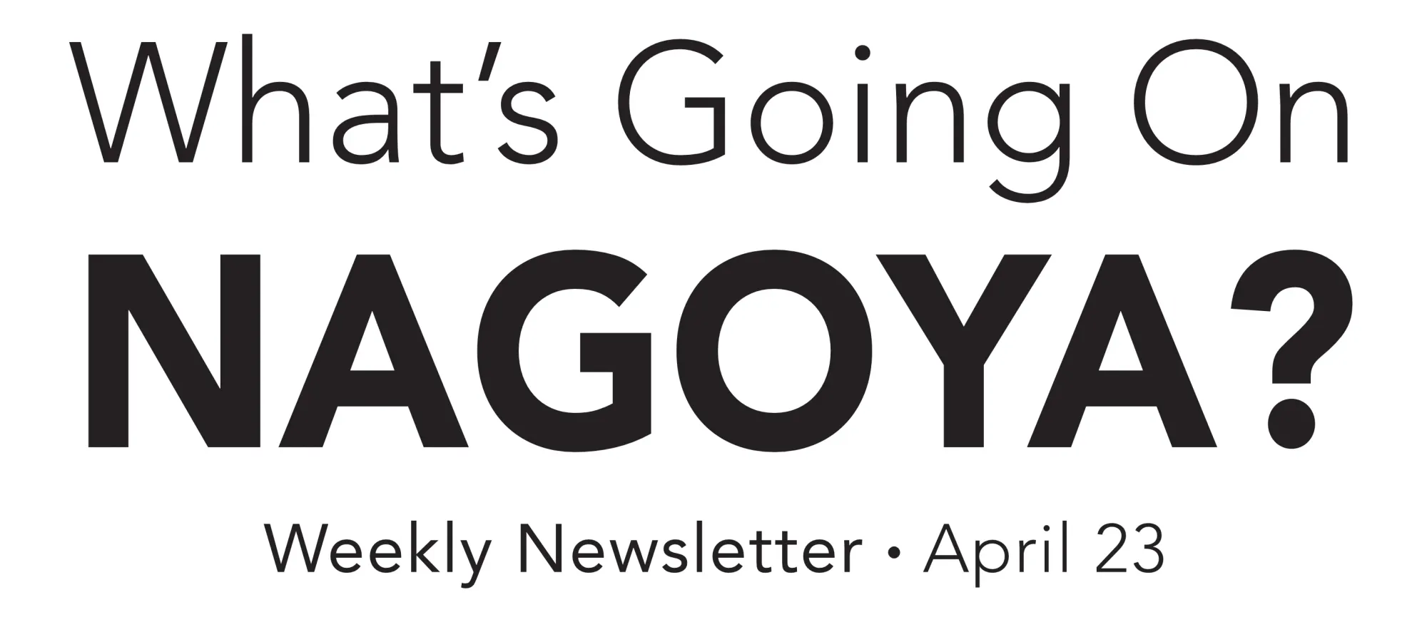 What's Going On? April 23