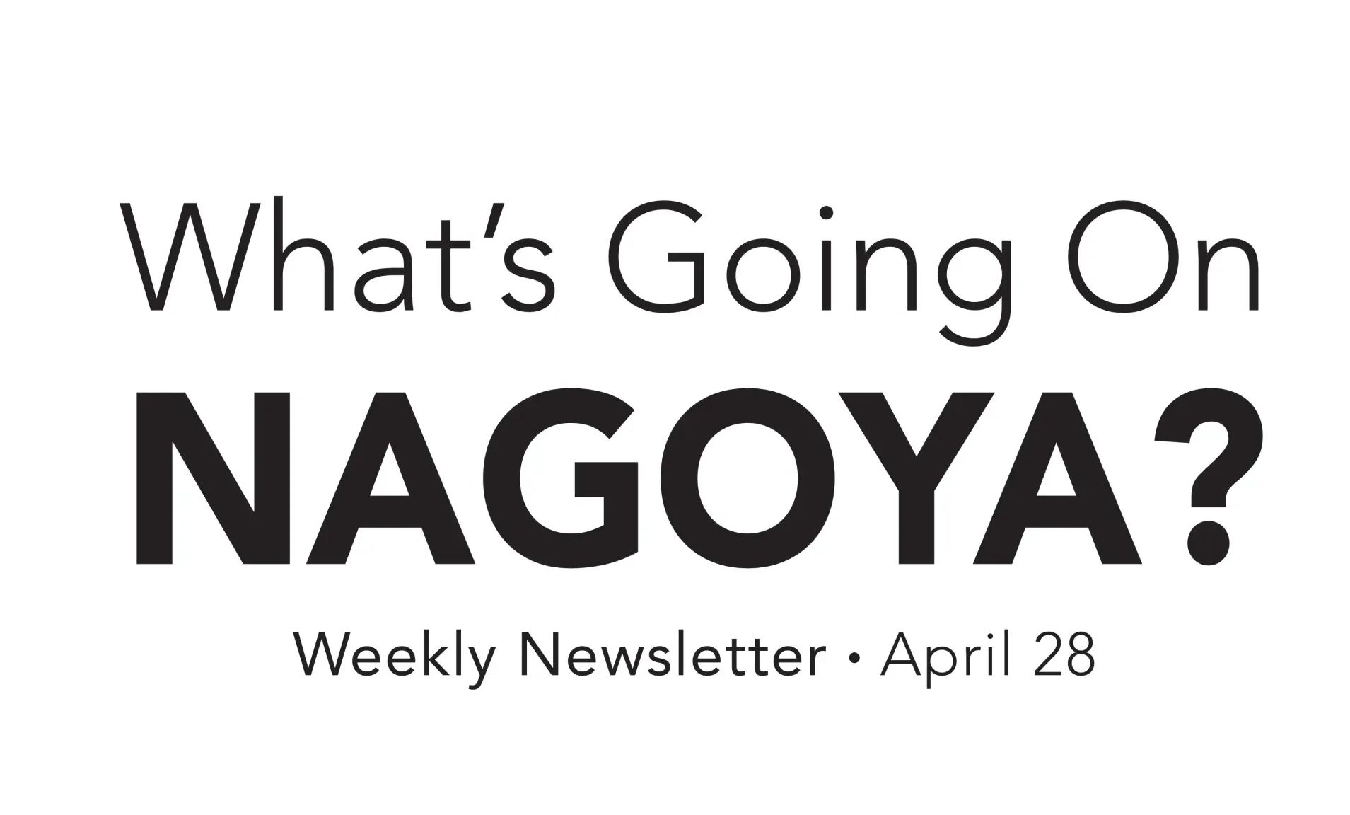 What's Going On ? April 28