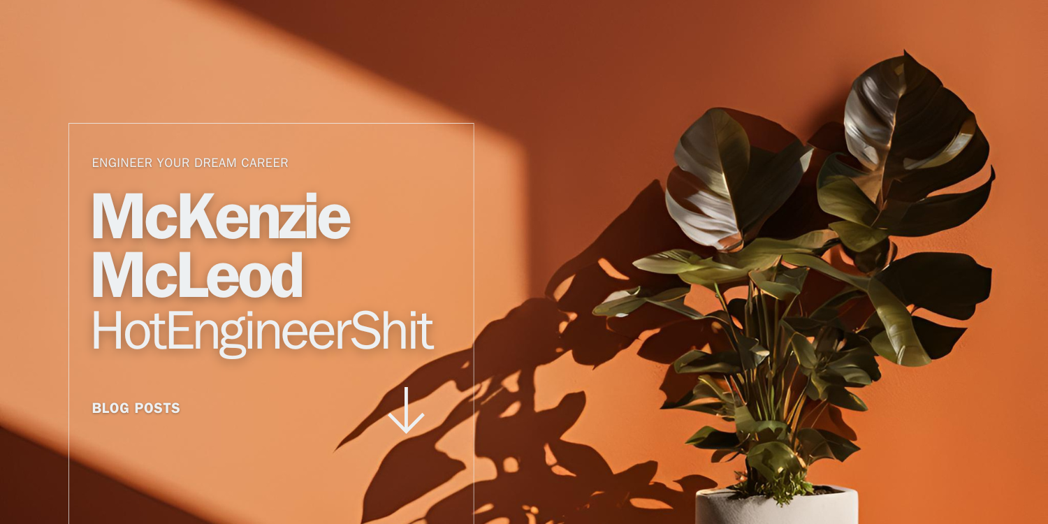 McKenzie McLeod - Hot Engineer Shit