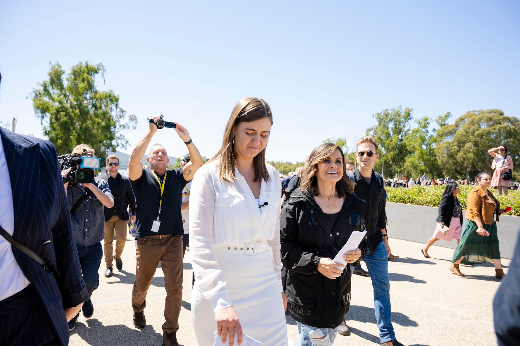 brittany higgins canberra womens march