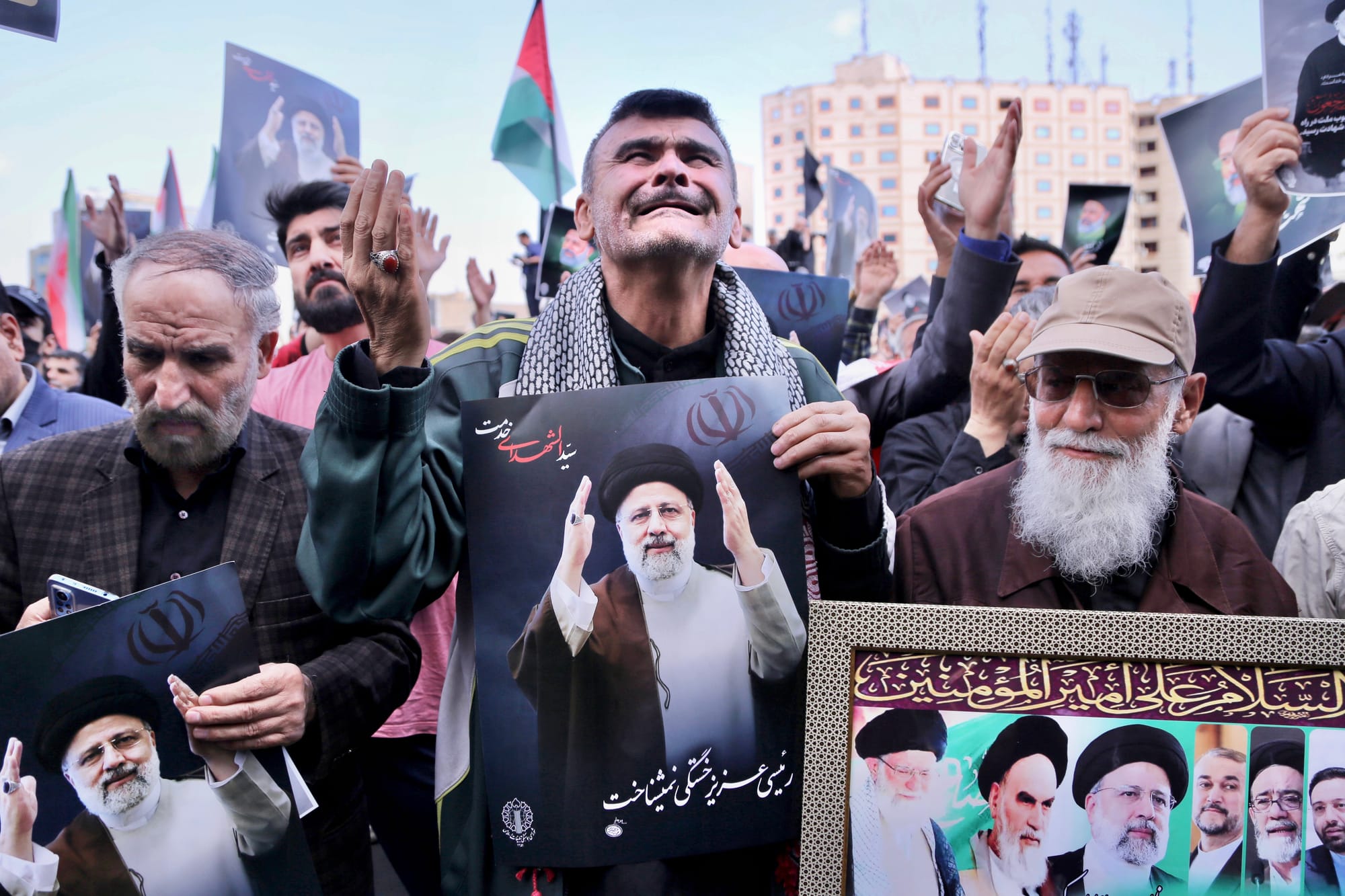 iran mourning president Ebrahim Raisi killed helicopter crash