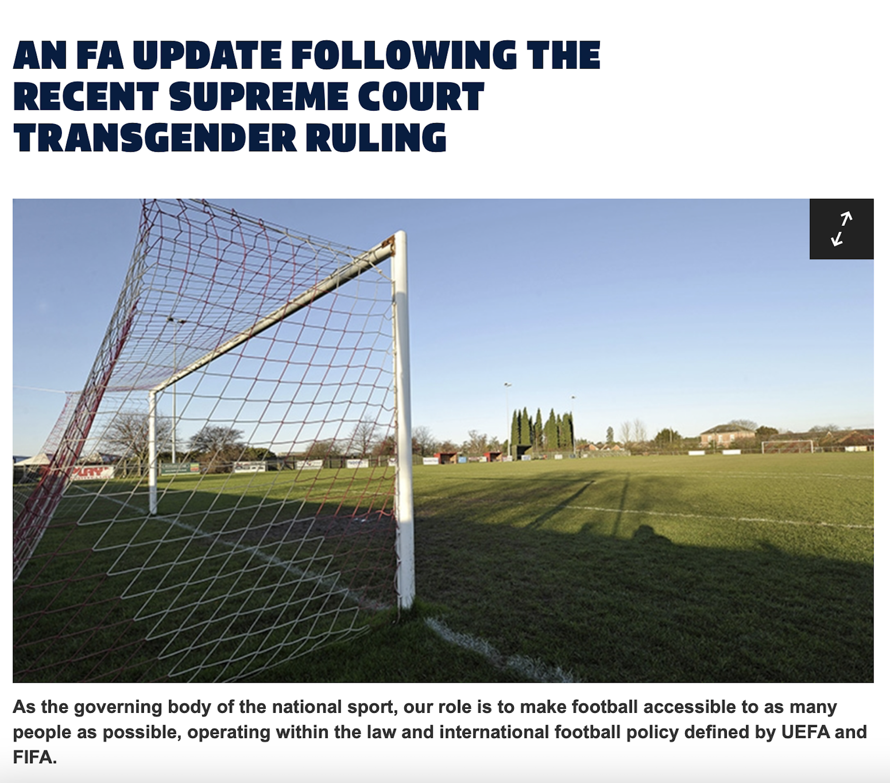 uk ban trans women football