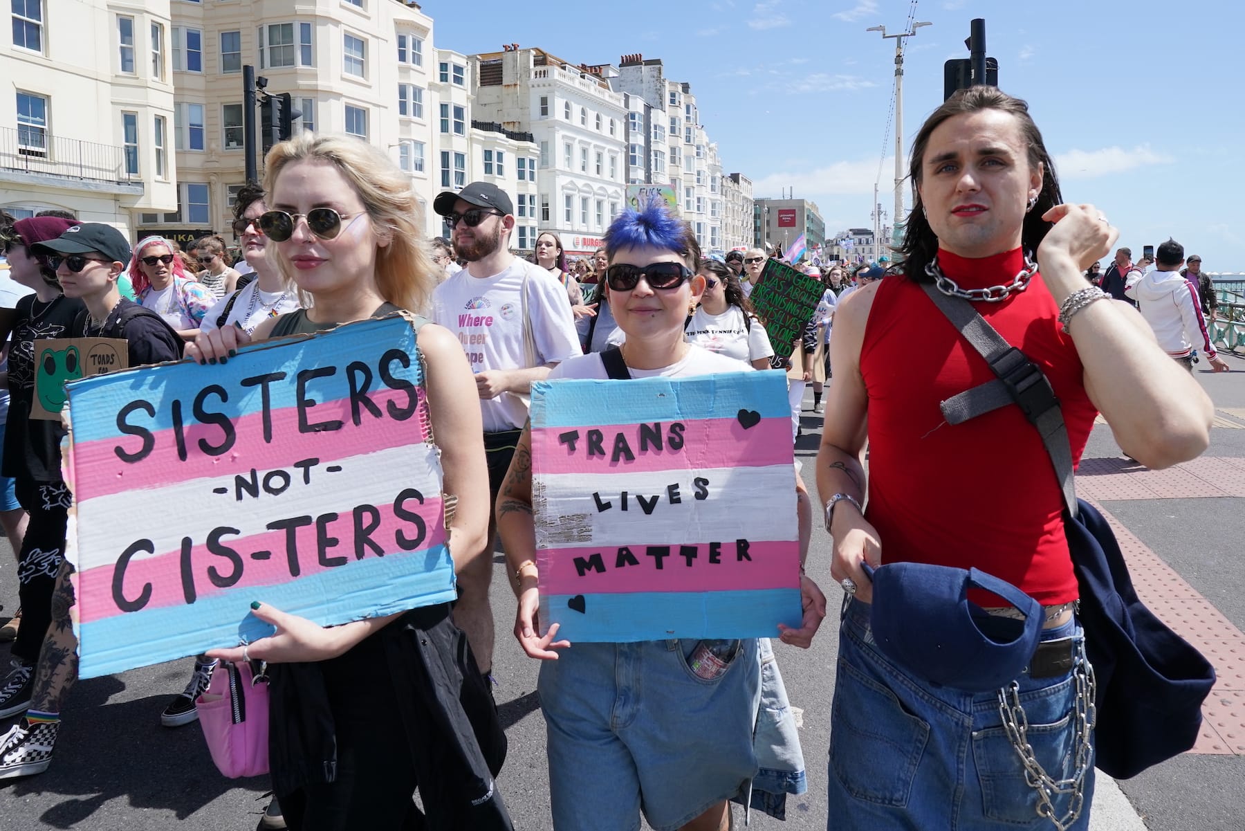 UK trans protest