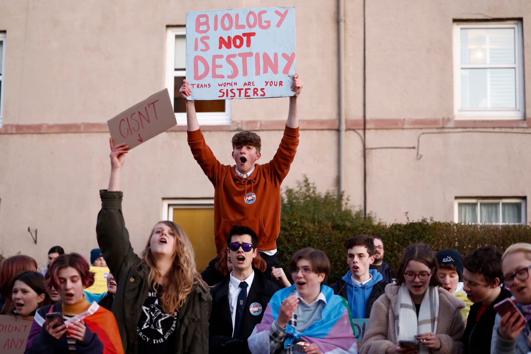 UK trans rights activists