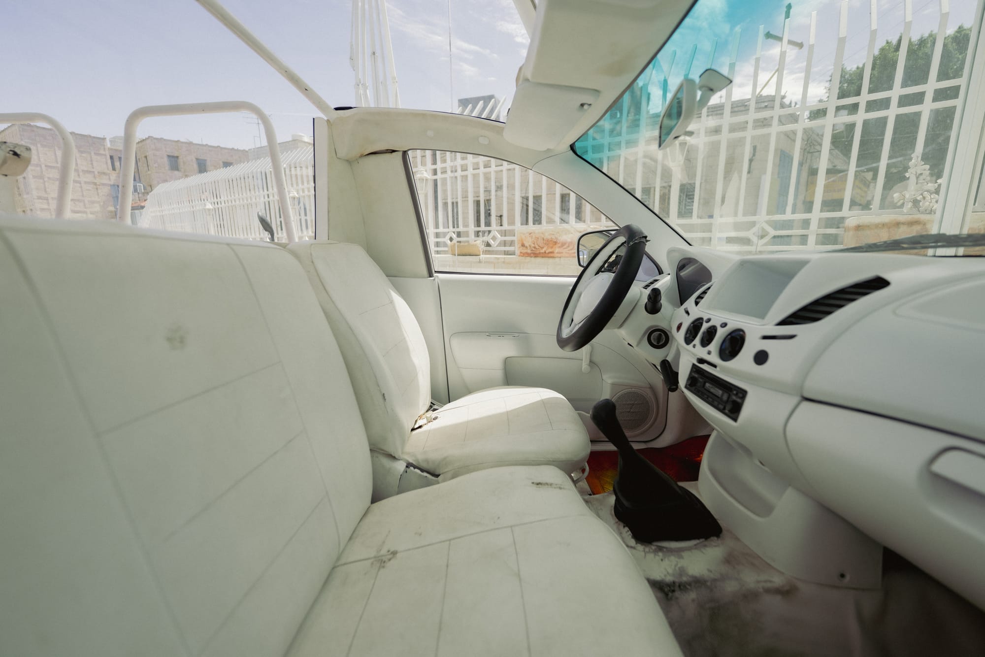 pope francis popemobile interior
