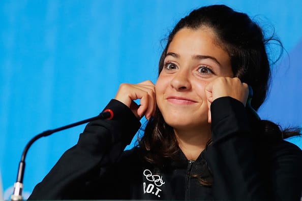 yusra mardini swimmer return syria home rubble