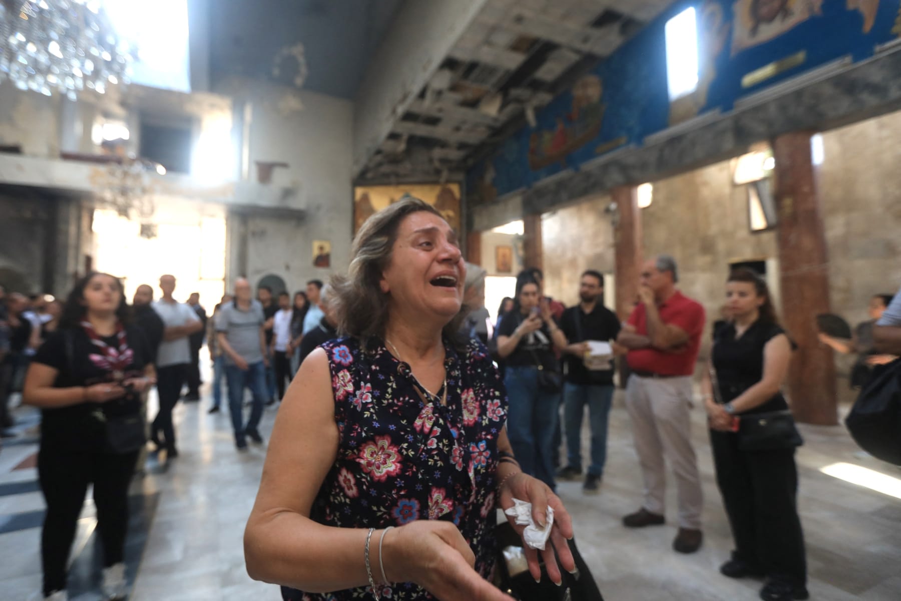 syria suicide bomber church damascus