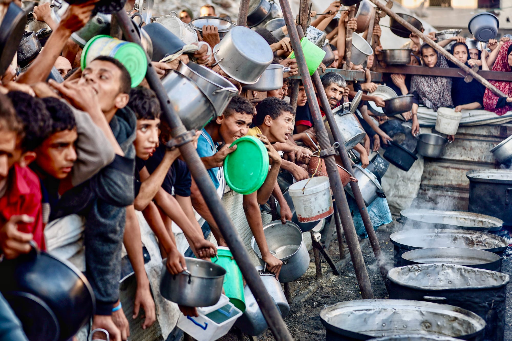 netanyahu food poisoning gaza starvation