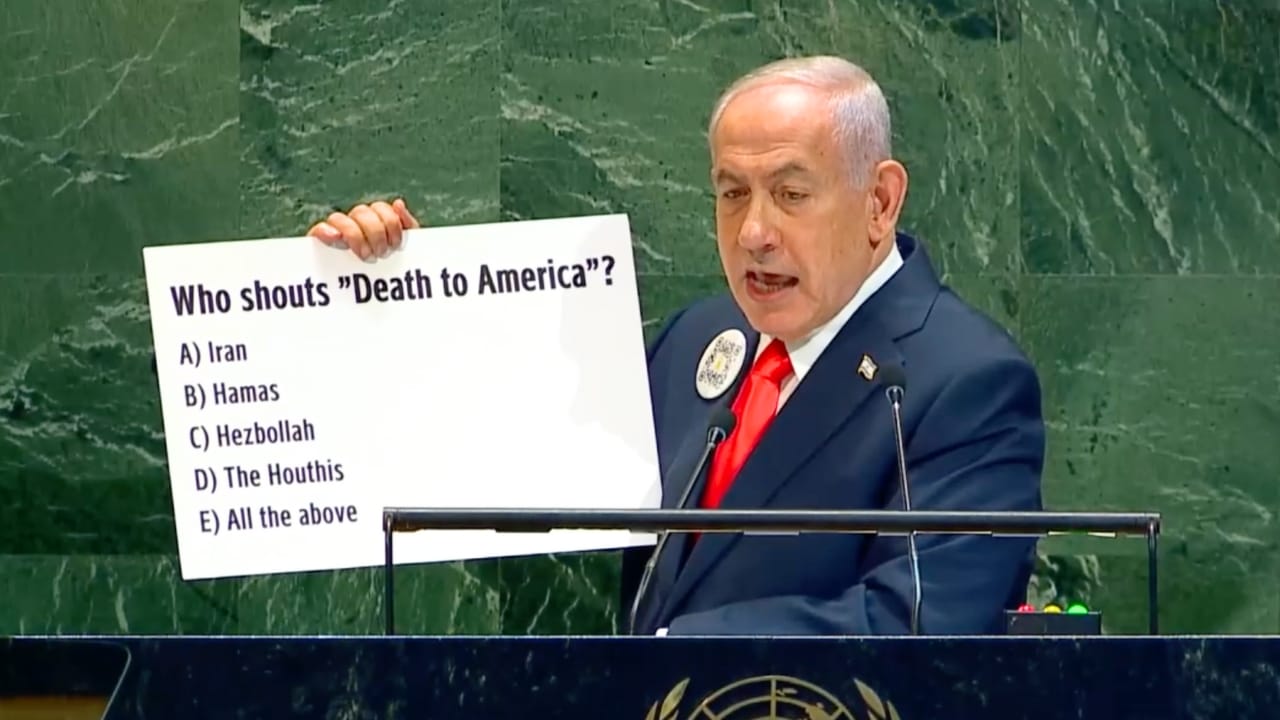 netanyahu un pop quiz palestine recognition