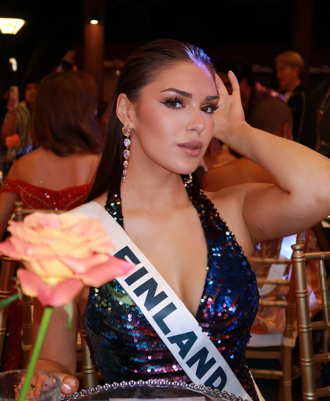 miss finland slant eye photo racist title stripped