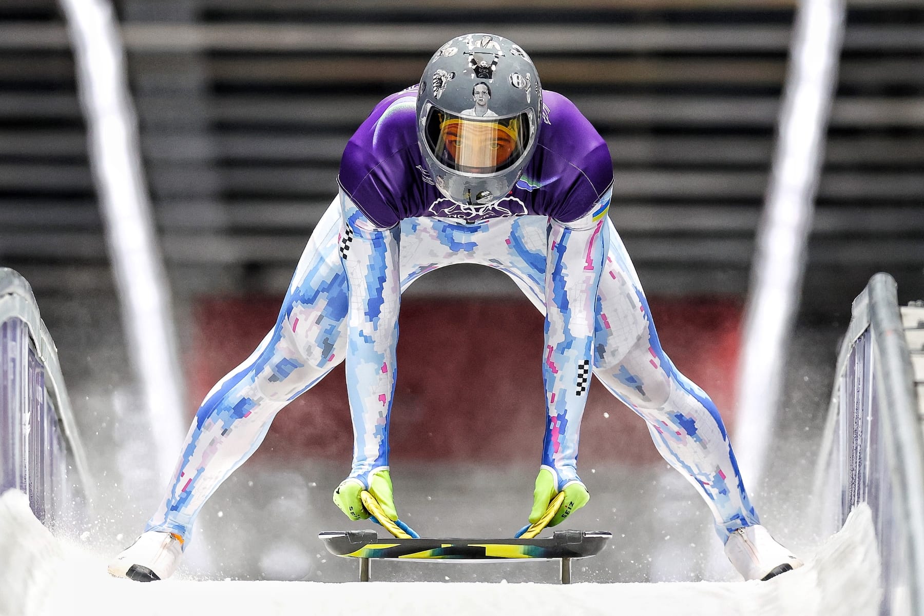 Vladyslav heraskevych helmet Ukrainian athletes Russia milan Olympics