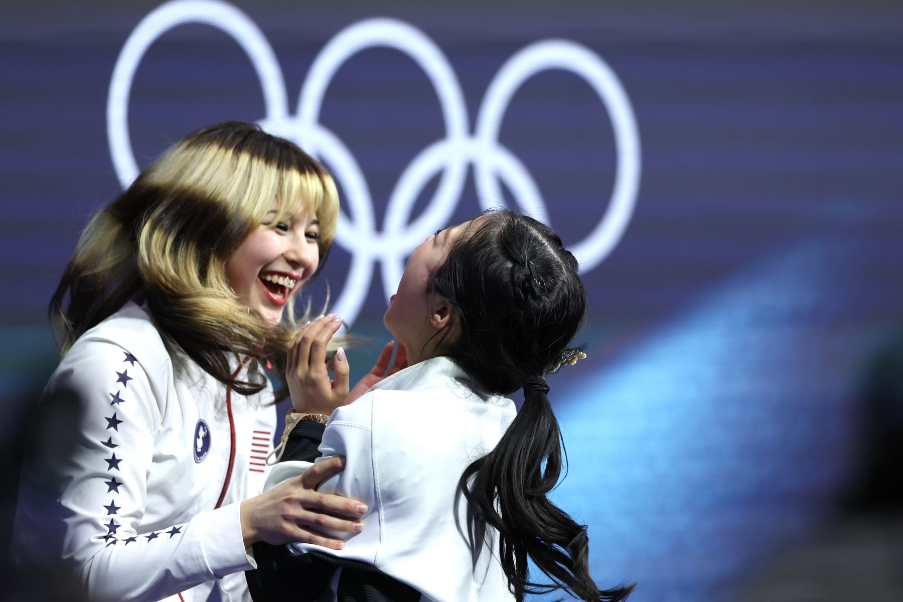 milan olympics free skate all asian women podium