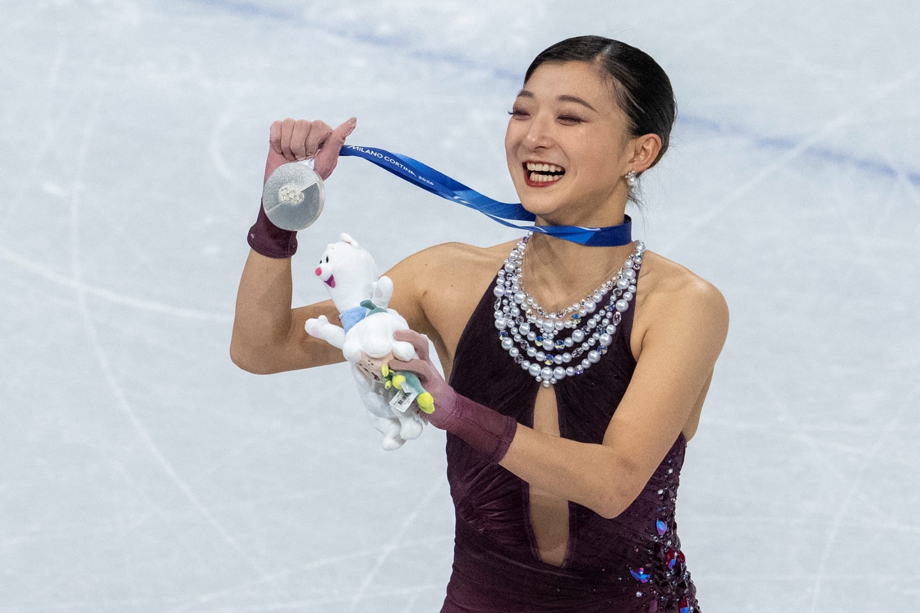 milan olympics free skate all asian women podium