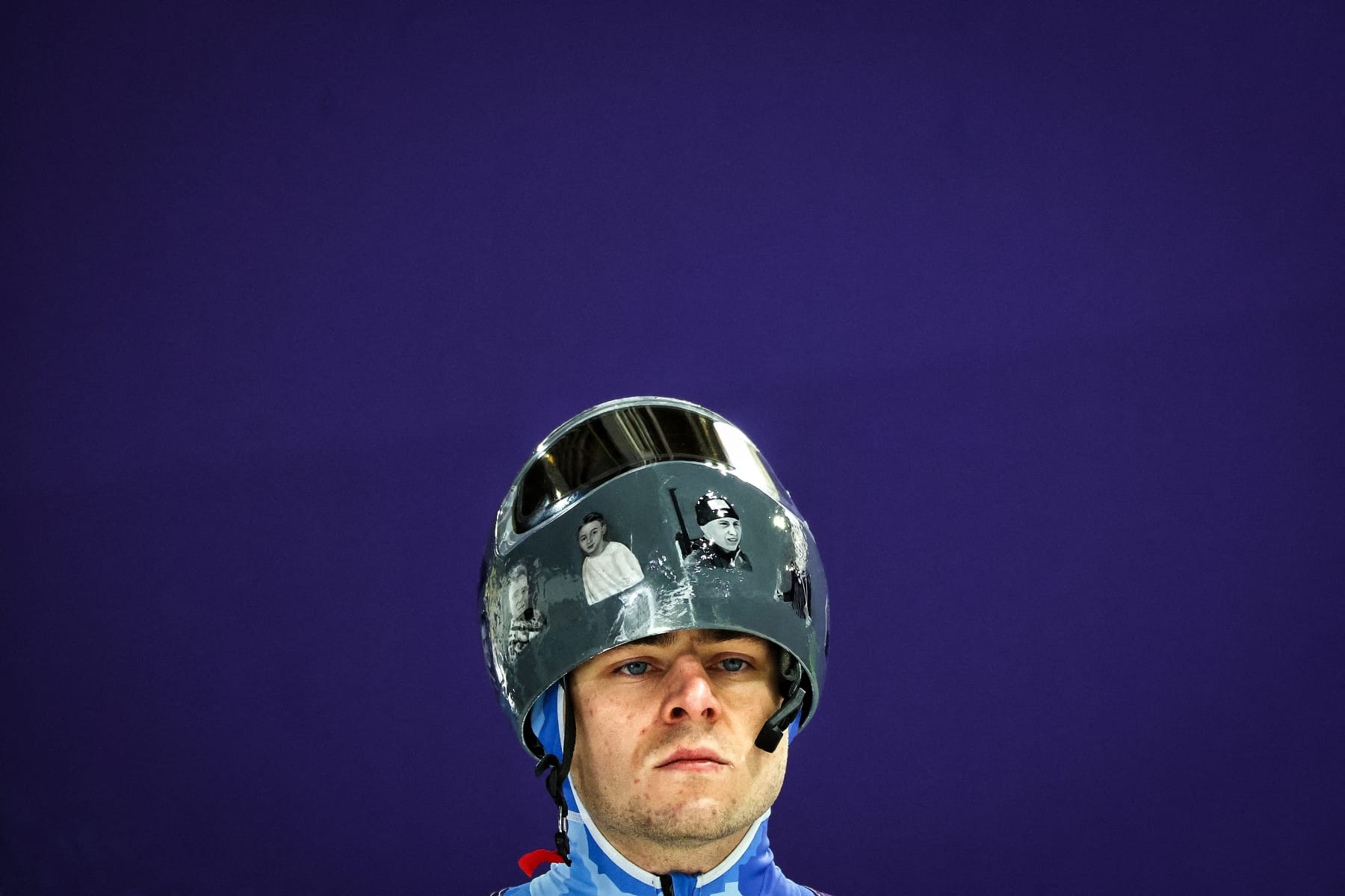 olena smaha ukraine milan olympics remembrance violation helmet