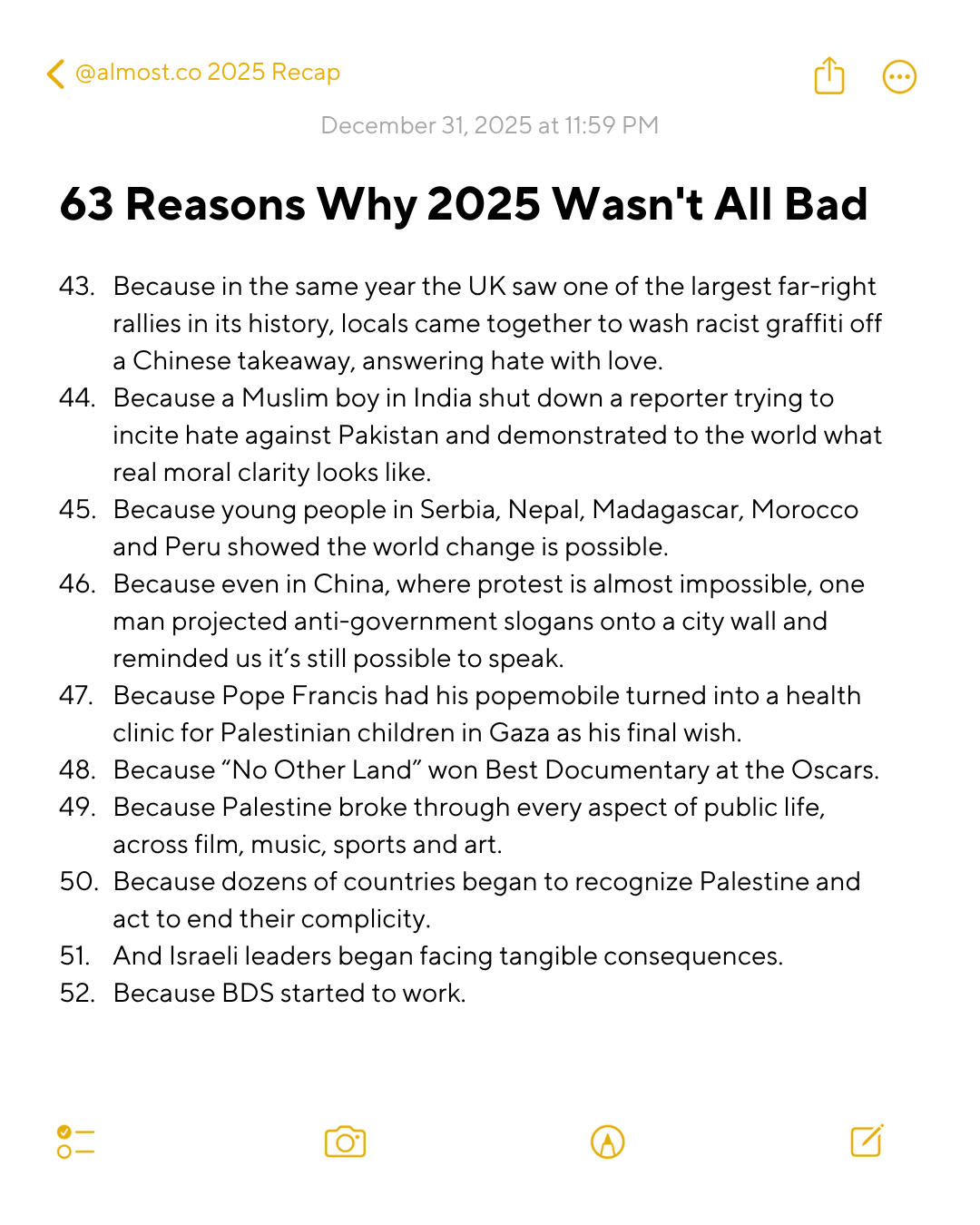 2025 good news reasons