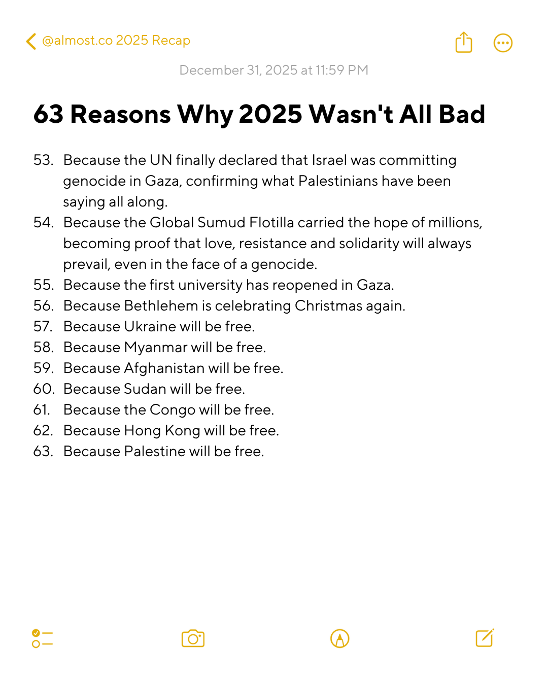 2025 good news reasons