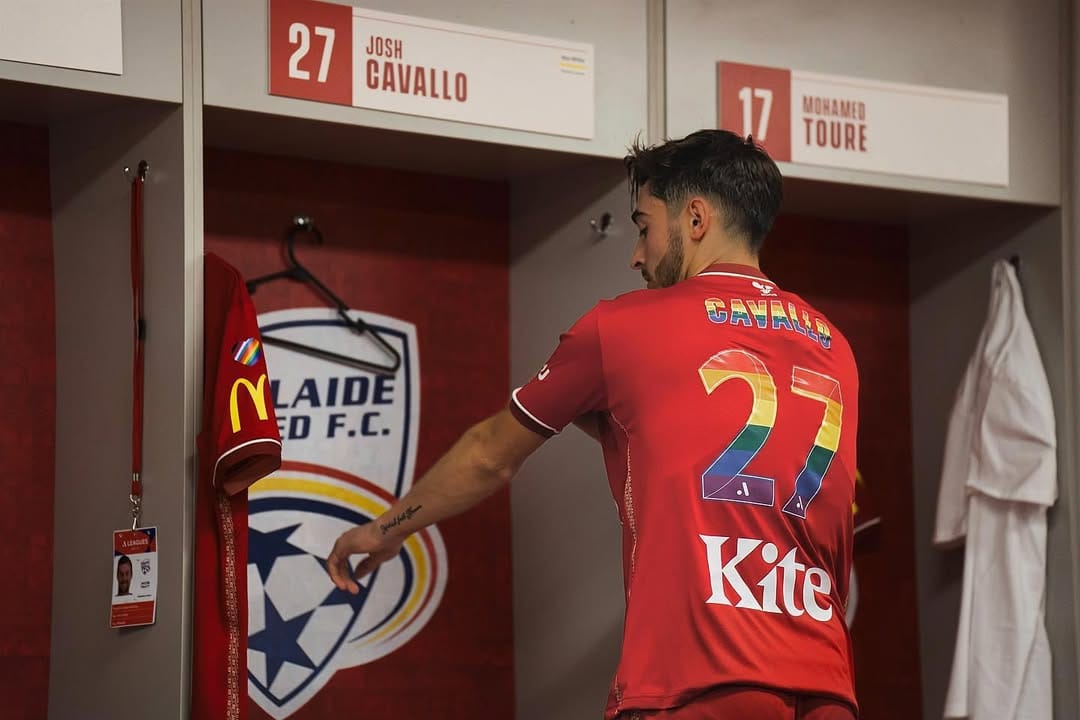 josh cavallo adelaide united gay discrimination australia football