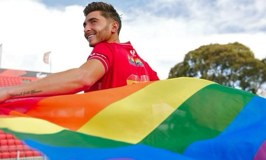 josh cavallo adelaide united gay discrimination australia football